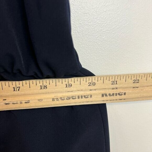 Vintage Elisa Cavaletti Club Women’s Medium Faux Wrap Gold Embellished Dress - Picture 11 of 12